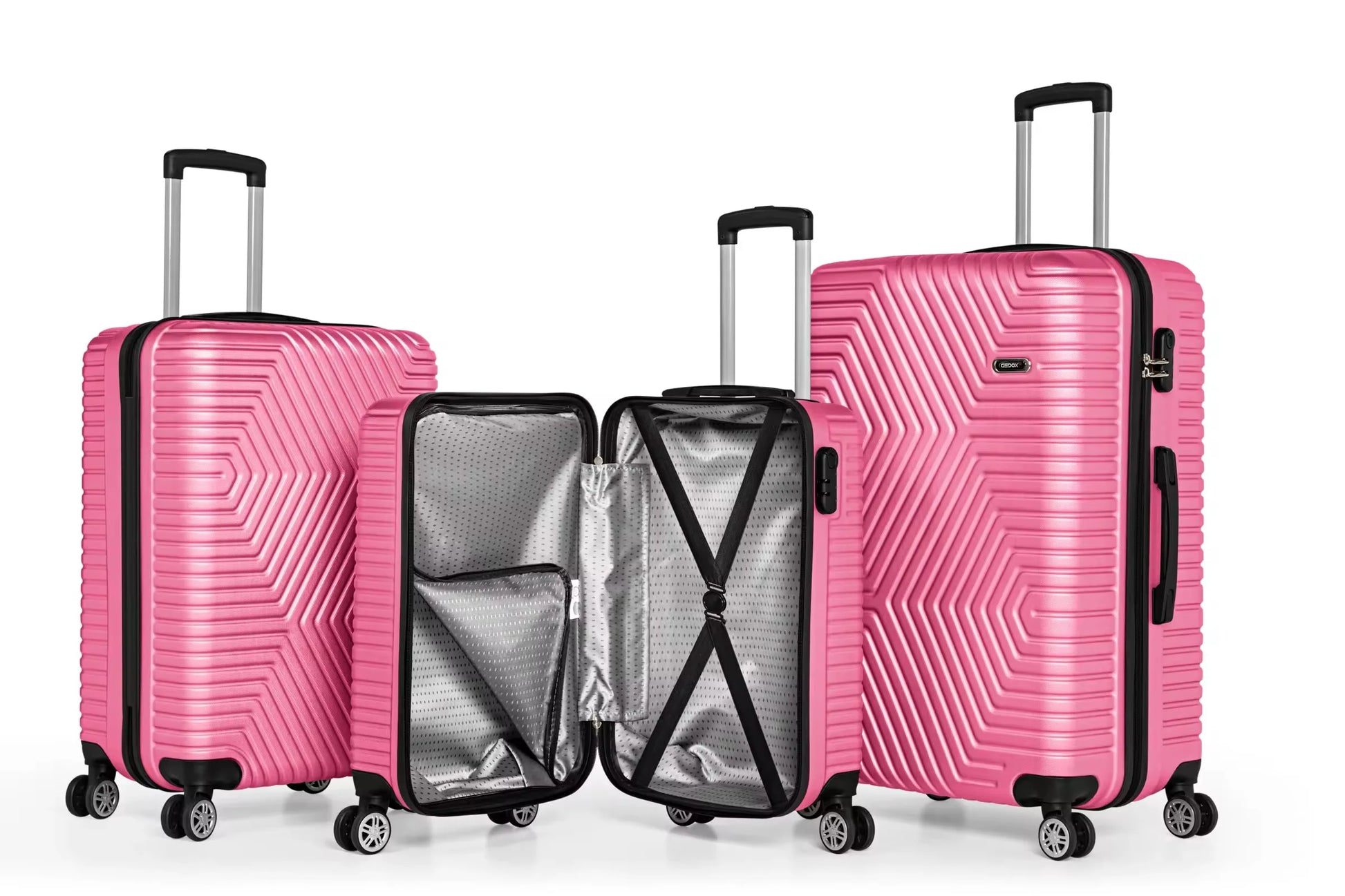 JMT-307402 Lightweight 24-Inch Travel Suitcase Set with Cabin Trolley Bag for Men