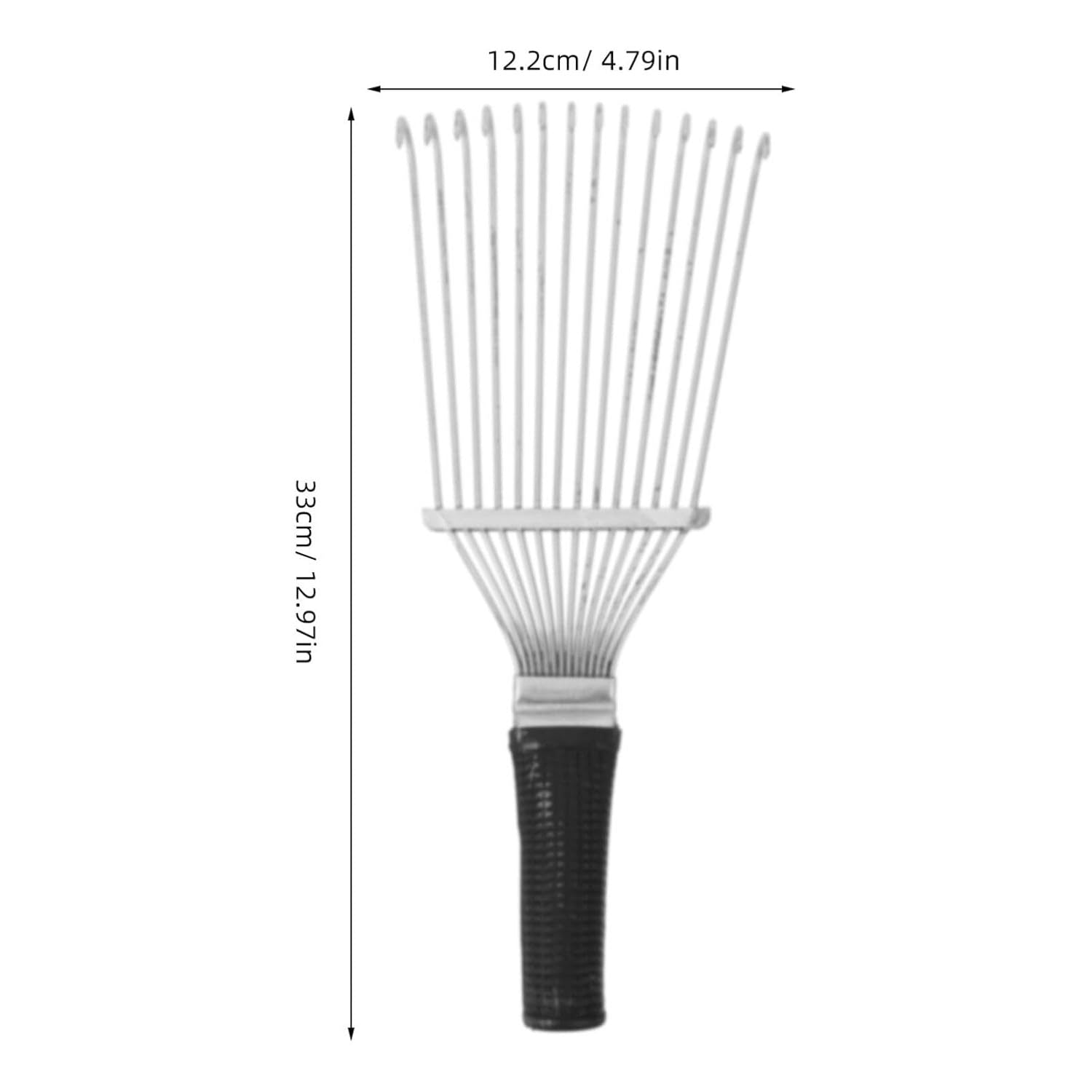 JMT-307594 Pet Grooming Dematting Rake and Undercoat Brush for Dogs and Horses, Stainless Steel Hair Removal Tool