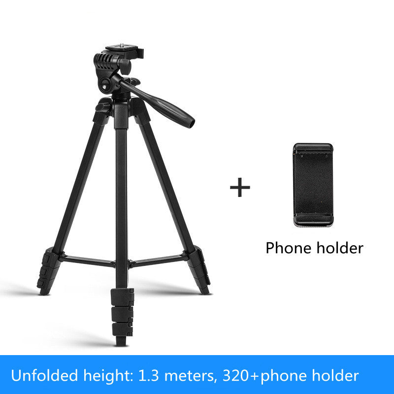 JMT-308042 Portable Aluminum Alloy Tripod with Quick Release Plate for SLR Cameras - Maximum Height 1390mm