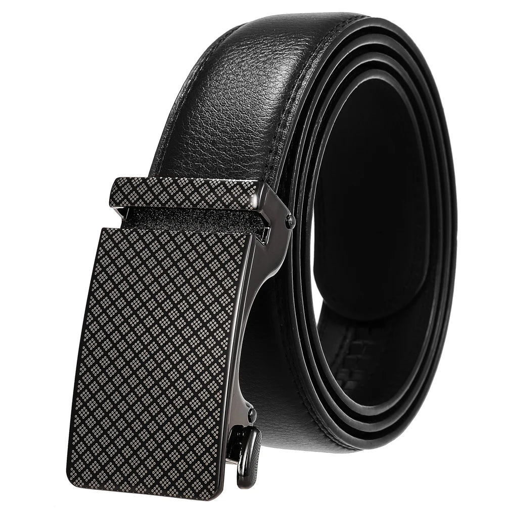 JMT-308106 Personalized Leather Cowhide Belt for Men with Adjustable Buckle