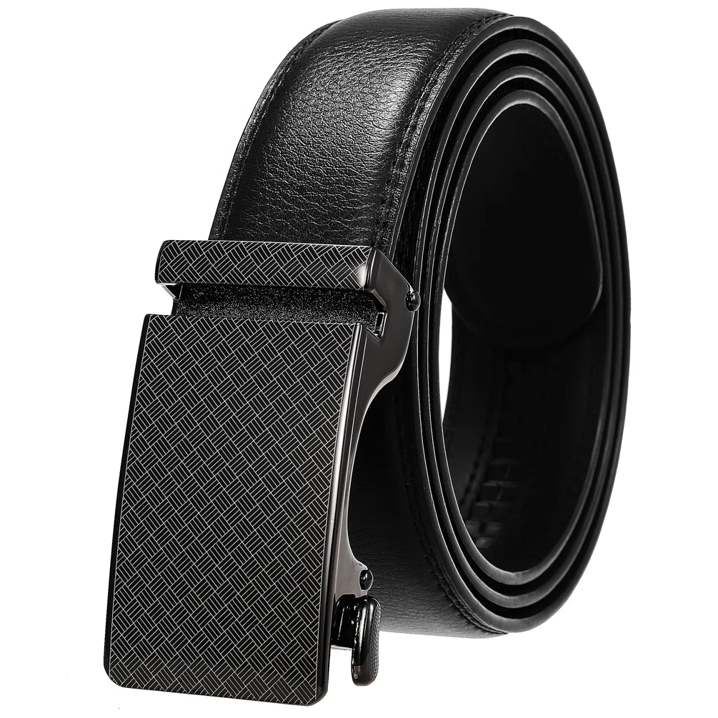 JMT-308106 Personalized Leather Cowhide Belt for Men with Adjustable Buckle