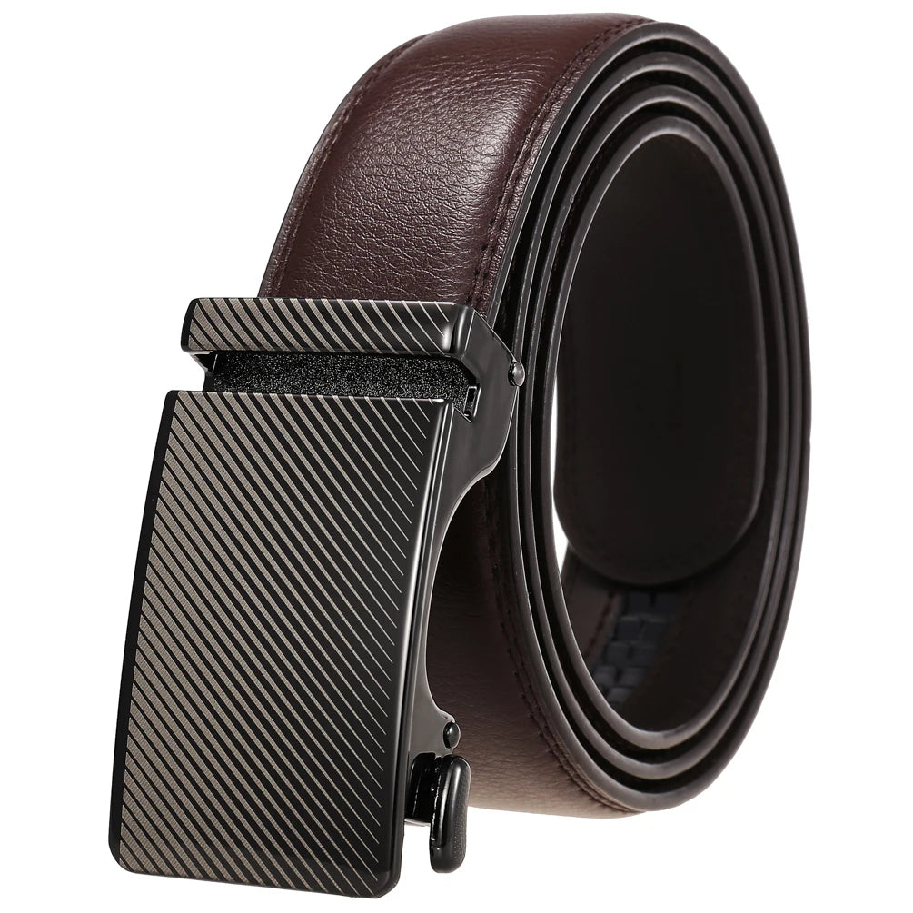 JMT-308106 Personalized Leather Cowhide Belt for Men with Adjustable Buckle