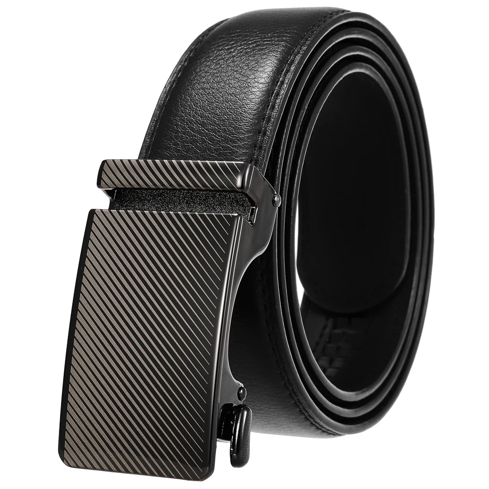 JMT-308106 Personalized Leather Cowhide Belt for Men with Adjustable Buckle