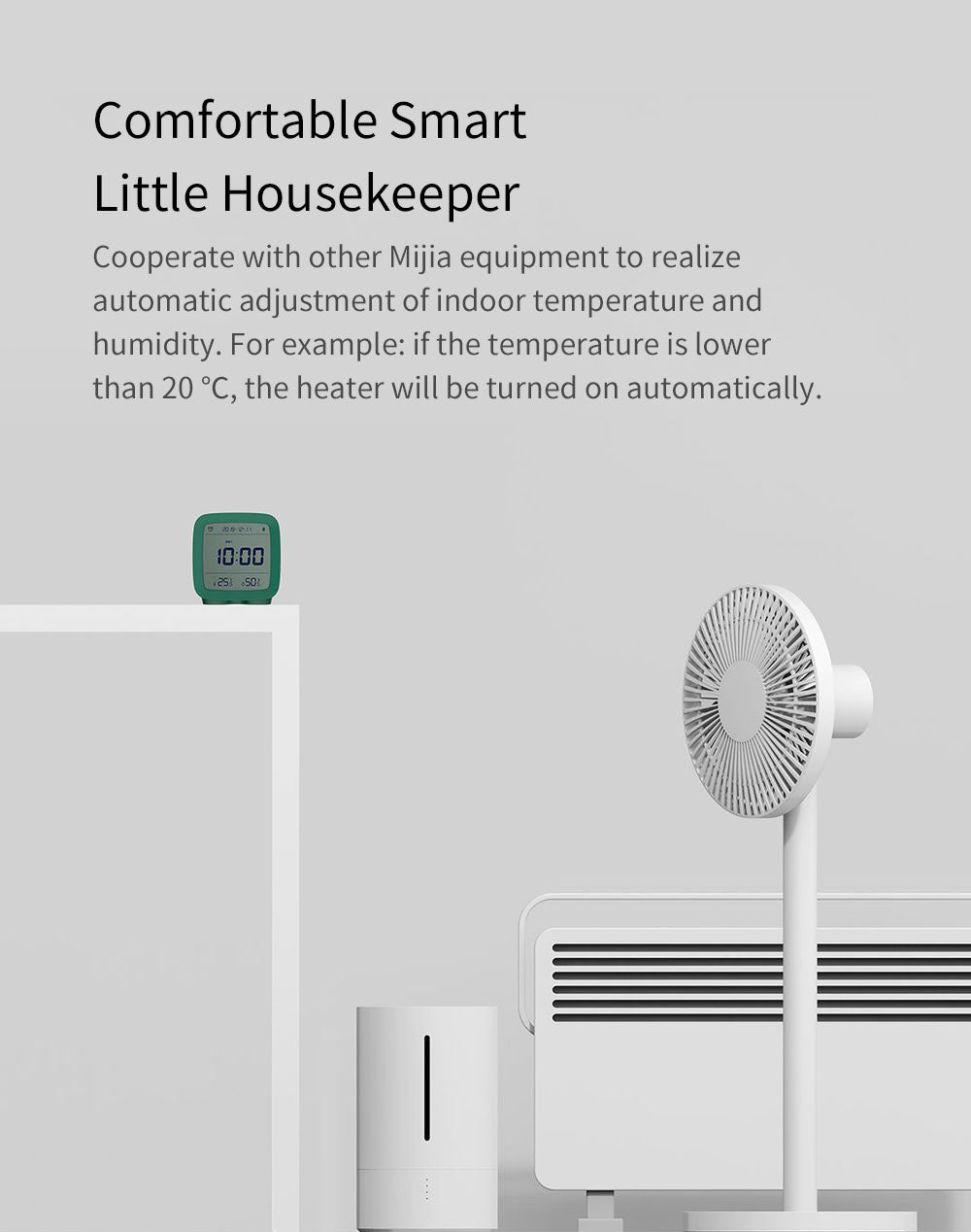 JMT-308170 Bluetooth Temperature and Humidity Alarm Clock with LED Display