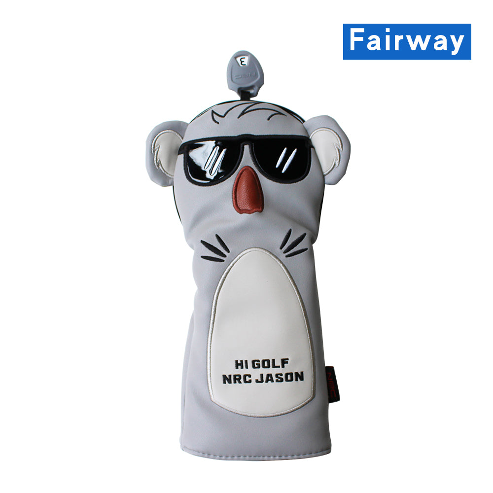 JMT-308362 Cute Koala Cartoon Golf Club Head Cover for Stylish Protection