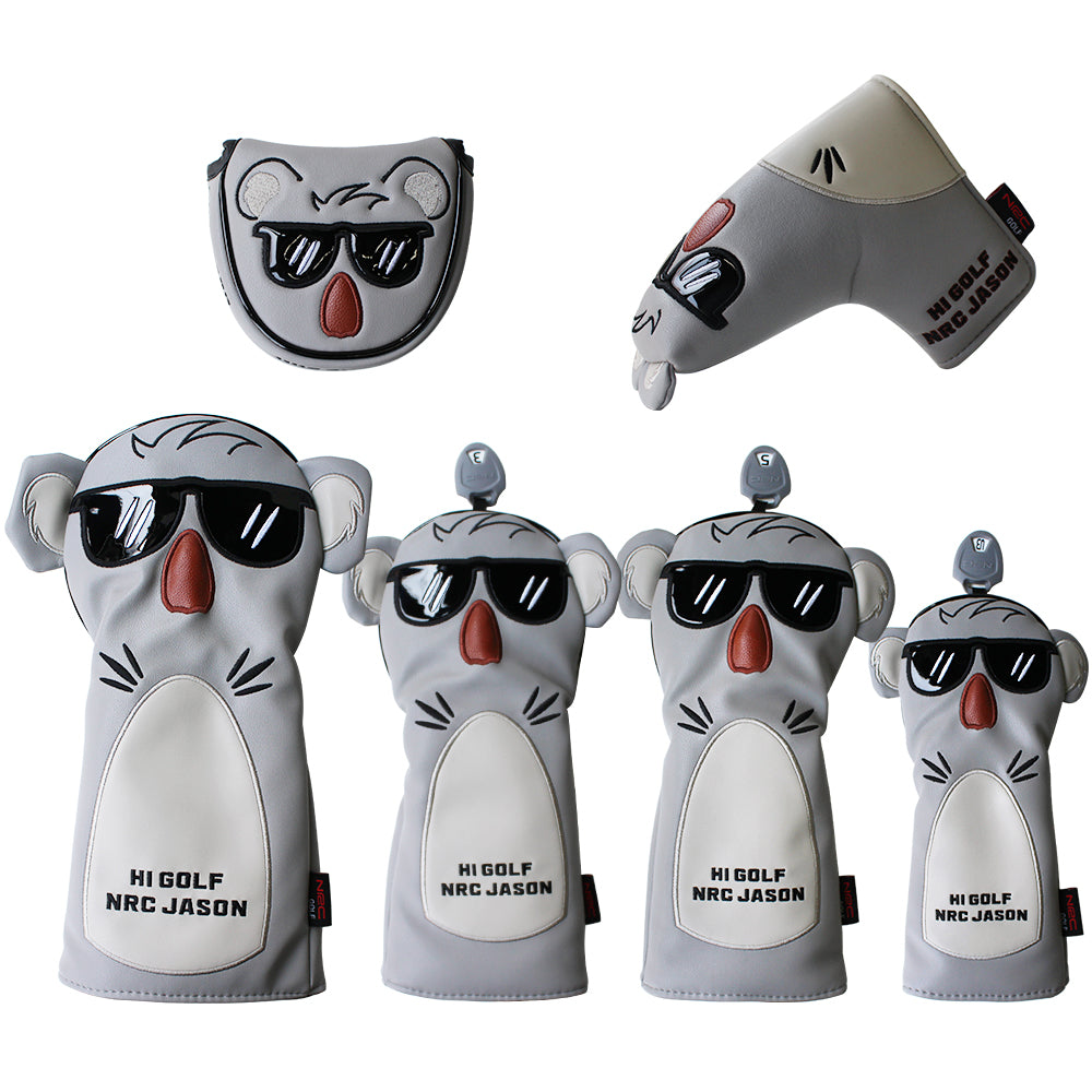 JMT-308362 Cute Koala Cartoon Golf Club Head Cover for Stylish Protection