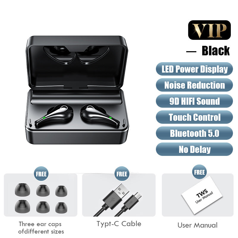 JMT-308490 Wireless Bluetooth In-Ear Noise Reduction Headset with Microphone - Second and Third Generation