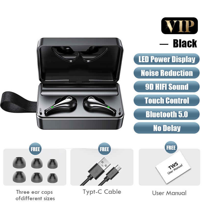 JMT-308490 Wireless Bluetooth In-Ear Noise Reduction Headset with Microphone - Second and Third Generation