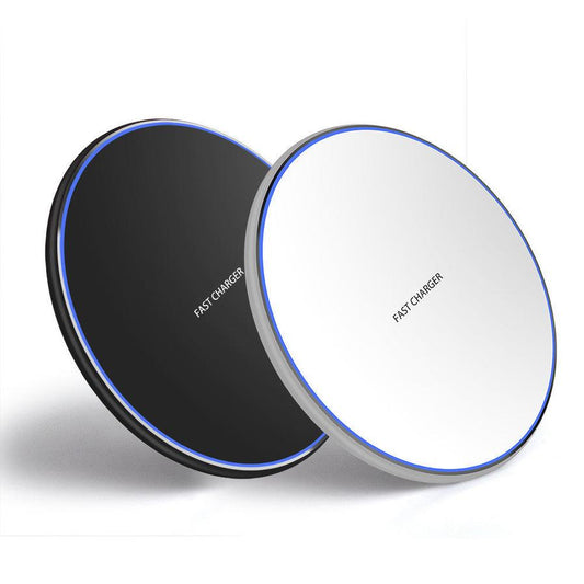 JMT-308682 10W Ultra-Thin Metal Qi Wireless Charger for Compatible Mobile Devices