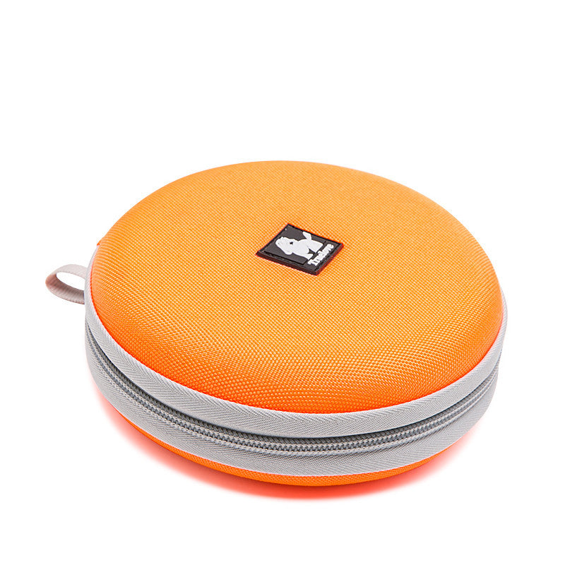 JMT-308682 Collapsible Travel Dog Food & Water Bowls with Interactive Frisbee Function
