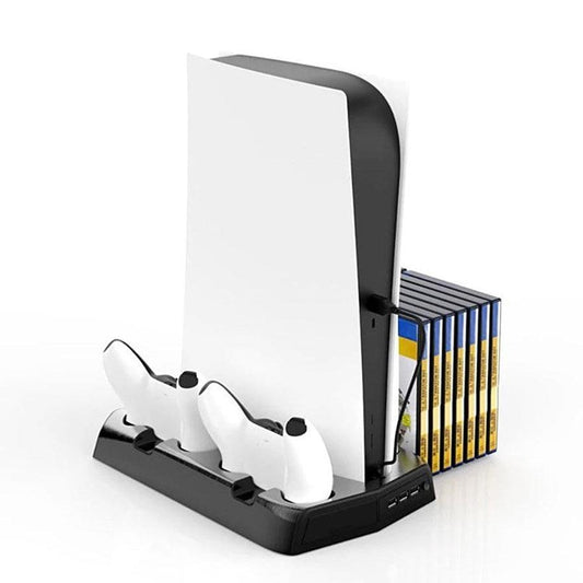 JMT-309002 PS5 Multi-Function Cooling and Charging Stand with USB Interface