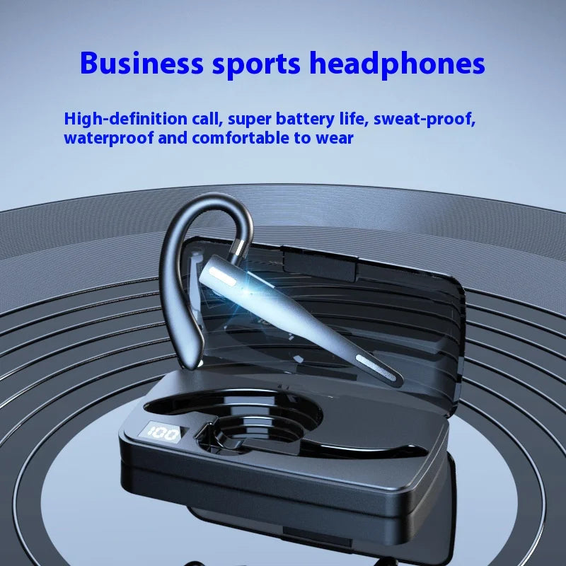 JMT-309834 Unisex In-Ear Wireless Headset with LED Driver for Business Use, Featuring JL Chipset Bluetooth