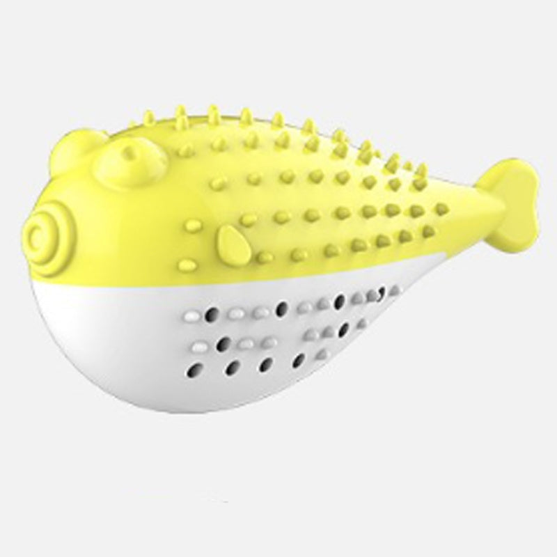 JMT-309898 Silicone Cat Chew Toy with Fish Design - Interactive Teaser and Toothbrush for Play and Dental Health