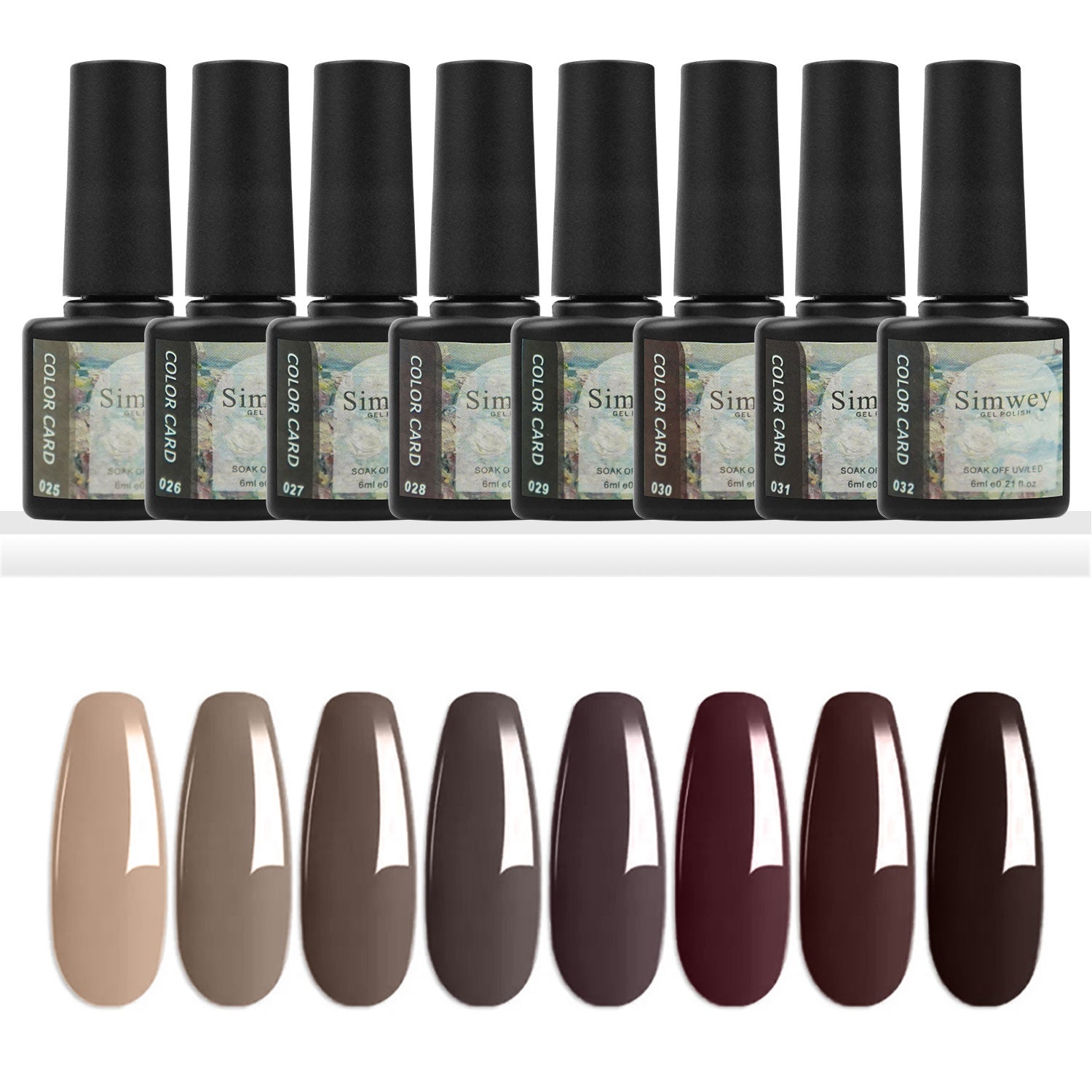 JMT-309962 8-Piece Gel Nail Polish Set for Creative Nail Art Applications