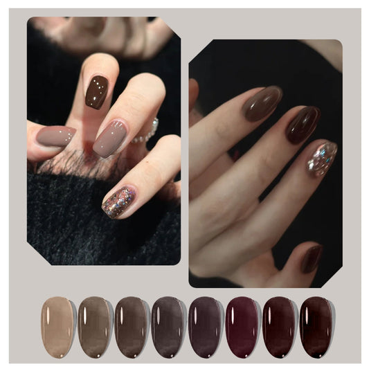 JMT-309962 8-Piece Gel Nail Polish Set for Creative Nail Art Applications