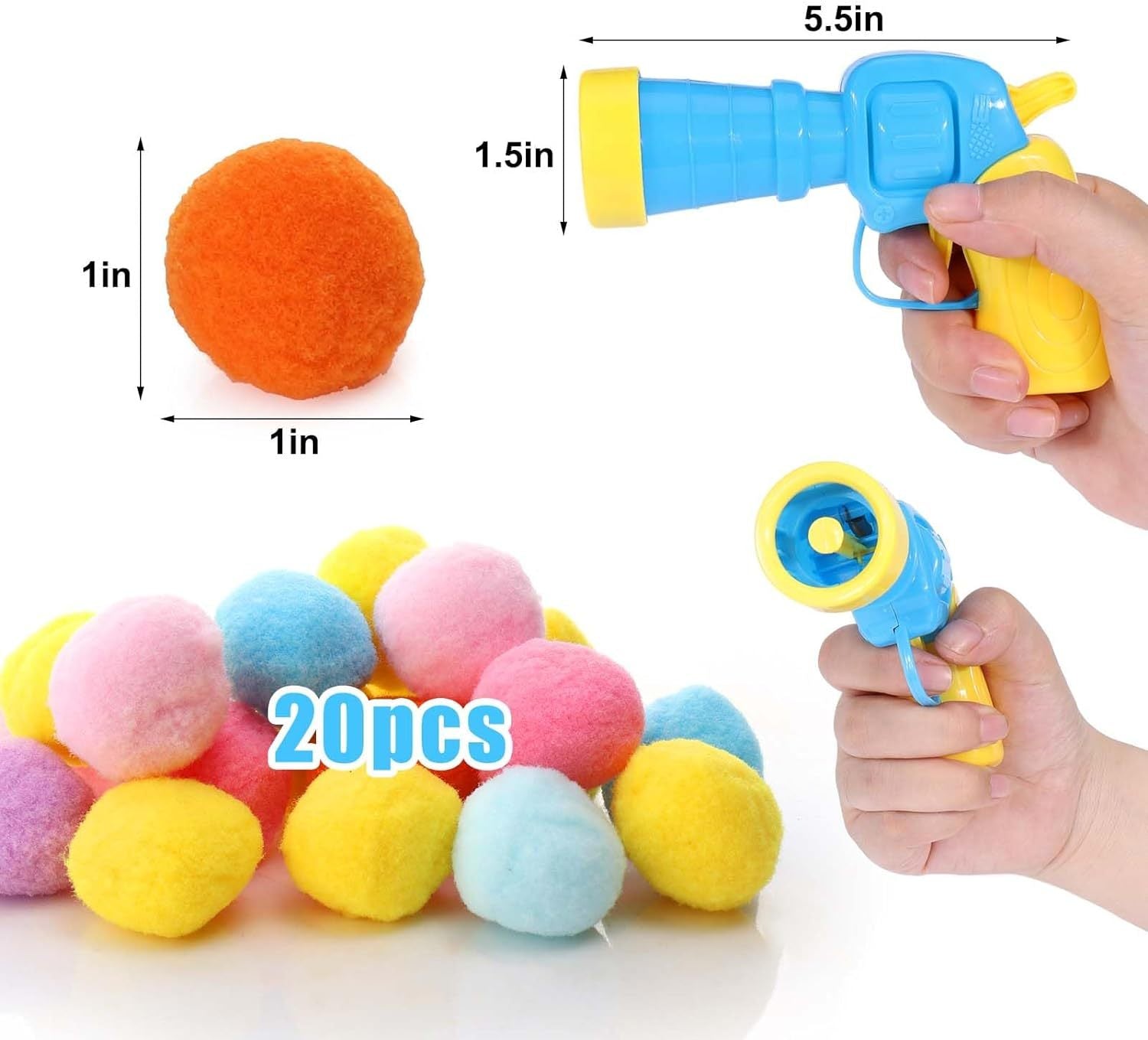 JMT-309962 Interactive Cat Toy Launcher with 20 Plush Balls for Engaging Indoor Play