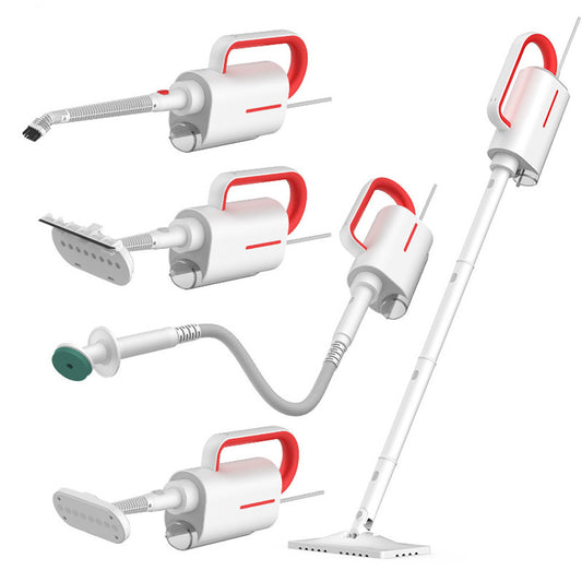 JMT-310154 Deerma DEM-ZQ610 Multi-Functional Steam Cleaner with 5 Brush Heads, 1600W Lightweight Design