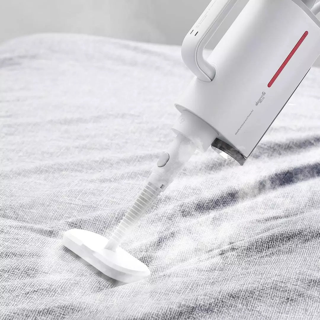 JMT-310154 Deerma DEM-ZQ610 Multi-Functional Steam Cleaner with 5 Brush Heads, 1600W Lightweight Design