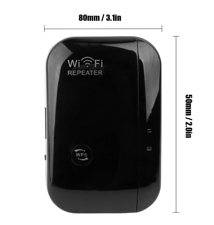 JMT-310154 Wireless WiFi Repeater Signal Amplifier - 300Mbps for Enhanced Internet Coverage