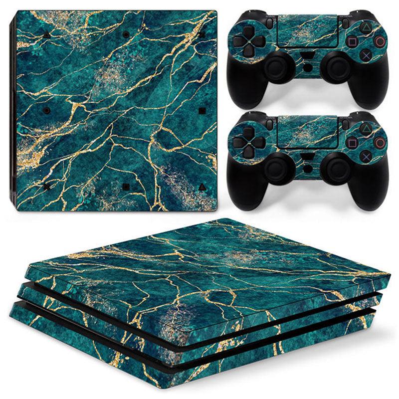 JMT-310282 Stylish Cartoon Vinyl Sticker for PS4 Pro Console and Controller - Scratch and Dust Protection