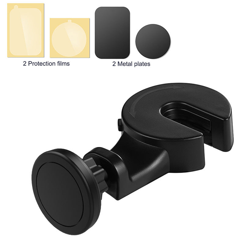 JMT-310346 Car Headrest Mobile Phone Holder - Magnetic Suction for Easy Access