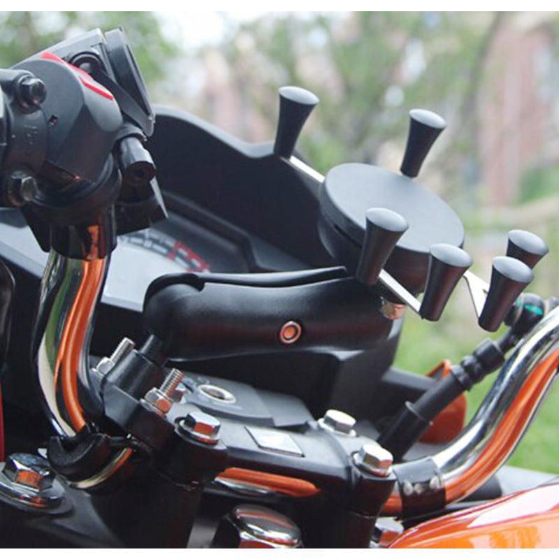 JMT-310666 Universal Bicycle Phone Mount Bracket - Durable ABS Silicone Car Mount for Mobile Devices