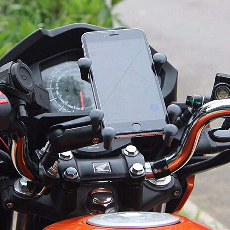 JMT-310666 Universal Bicycle Phone Mount Bracket - Durable ABS Silicone Car Mount for Mobile Devices