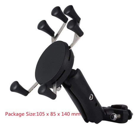 JMT-310666 Universal Bicycle Phone Mount Bracket - Durable ABS Silicone Car Mount for Mobile Devices