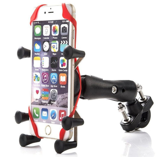 JMT-310666 Universal Bicycle Phone Mount Bracket - Durable ABS Silicone Car Mount for Mobile Devices