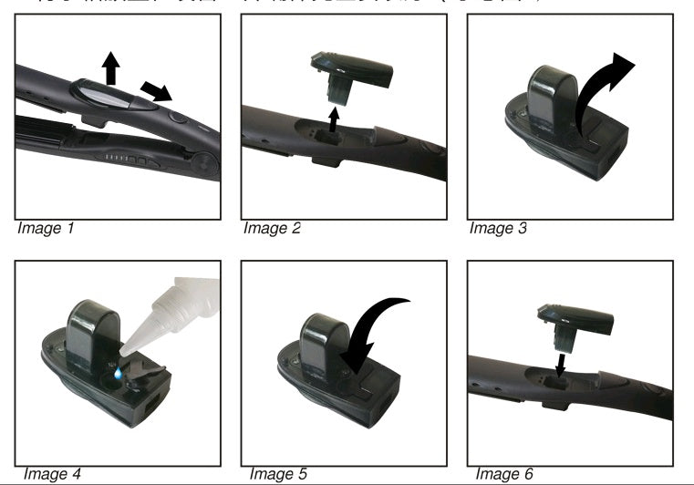 JMT-310794 Tourmaline Ceramic Steam Hair Straightener with Dual-Use Atomizing Feature for Wet and Dry Hair