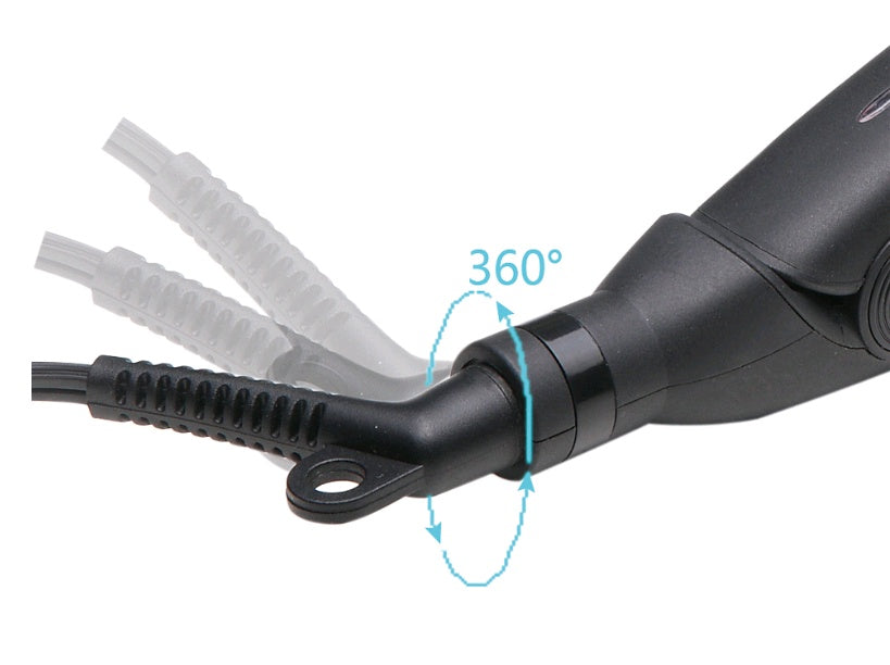 JMT-310794 Tourmaline Ceramic Steam Hair Straightener with Dual-Use Atomizing Feature for Wet and Dry Hair