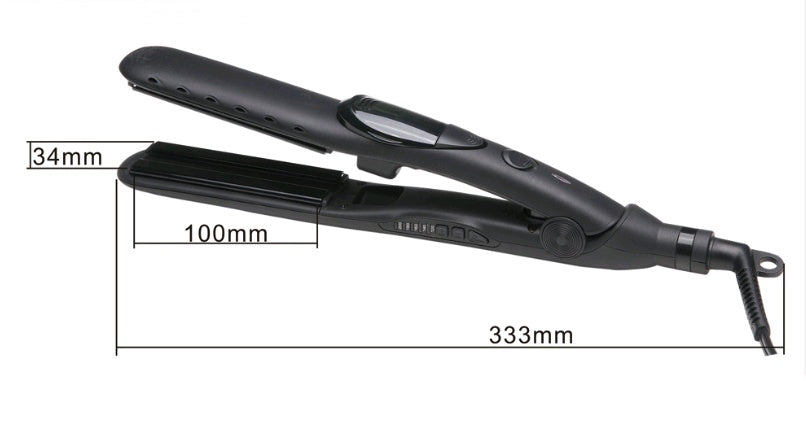 JMT-310794 Tourmaline Ceramic Steam Hair Straightener with Dual-Use Atomizing Feature for Wet and Dry Hair