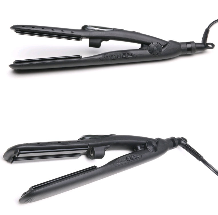 JMT-310794 Tourmaline Ceramic Steam Hair Straightener with Dual-Use Atomizing Feature for Wet and Dry Hair