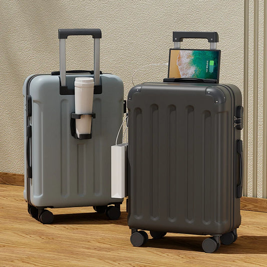 JMT-310858 Unisex Travel Luggage Set - 4-Piece Durable ABS and PP Carry-On Suitcase Collection