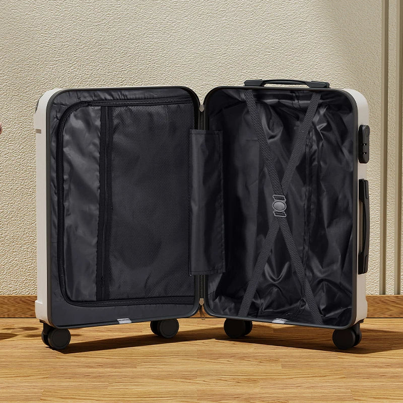 JMT-310858 Unisex Travel Luggage Set - 4-Piece Durable ABS and PP Carry-On Suitcase Collection