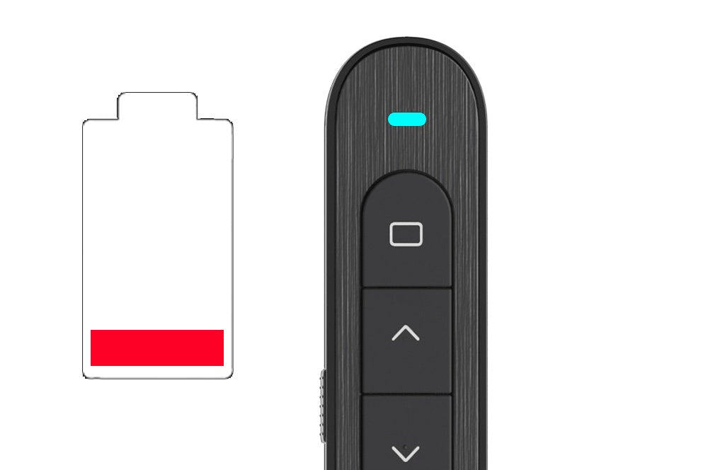 JMT-310986 Wireless Presenter Pen with Red Laser for PowerPoint and Keynote Presentations