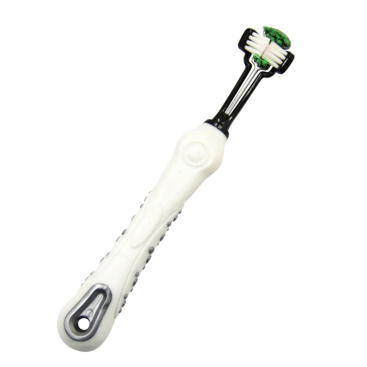 JMT-311050 Three-Sided Pet Toothbrush for Effective Tartar and Bad Breath Control