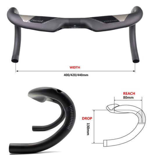 JMT-311498 Bent Handlebar Road Bike in Matte Carbon Fiber for Enhanced Performance