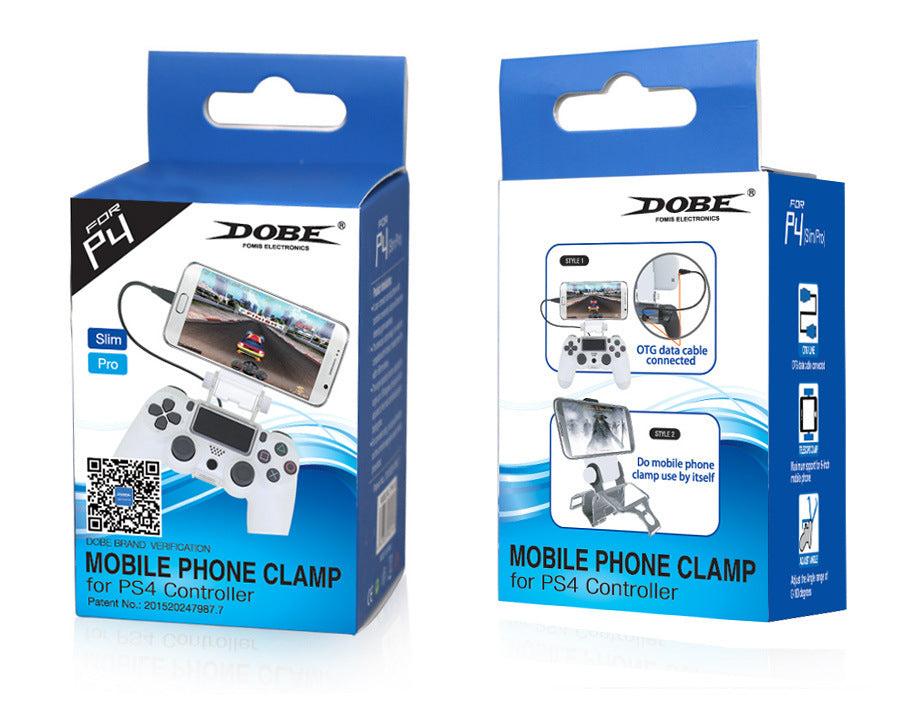 JMT-311818 PS4 Wireless Controller Charging Stand with Mobile Phone Holder