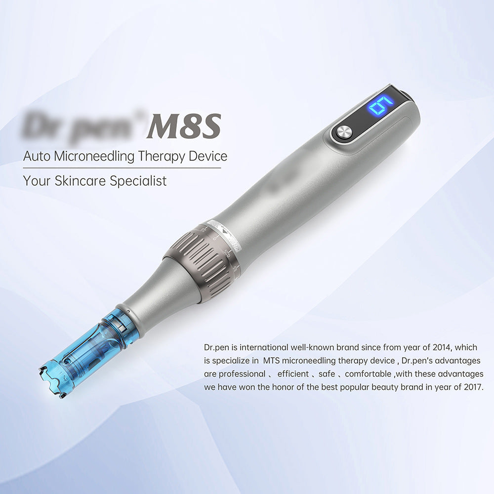 JMT-311946 Wireless Electric Microneedle Pen for Hydration, Freckle and Wrinkle Removal - USB Powered