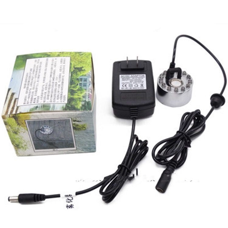 JMT-312266 Ultrasonic Pool Rockery Fountain and Humidifier with Remote Control and Multiple Fog Outlets for Aquatic Spaces