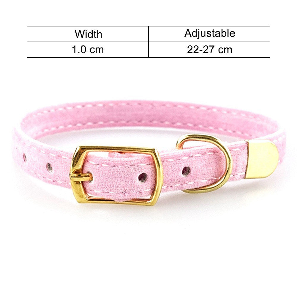 JMT-312778 Flocking Cat Collar for Comfortable and Stylish Pet Wear