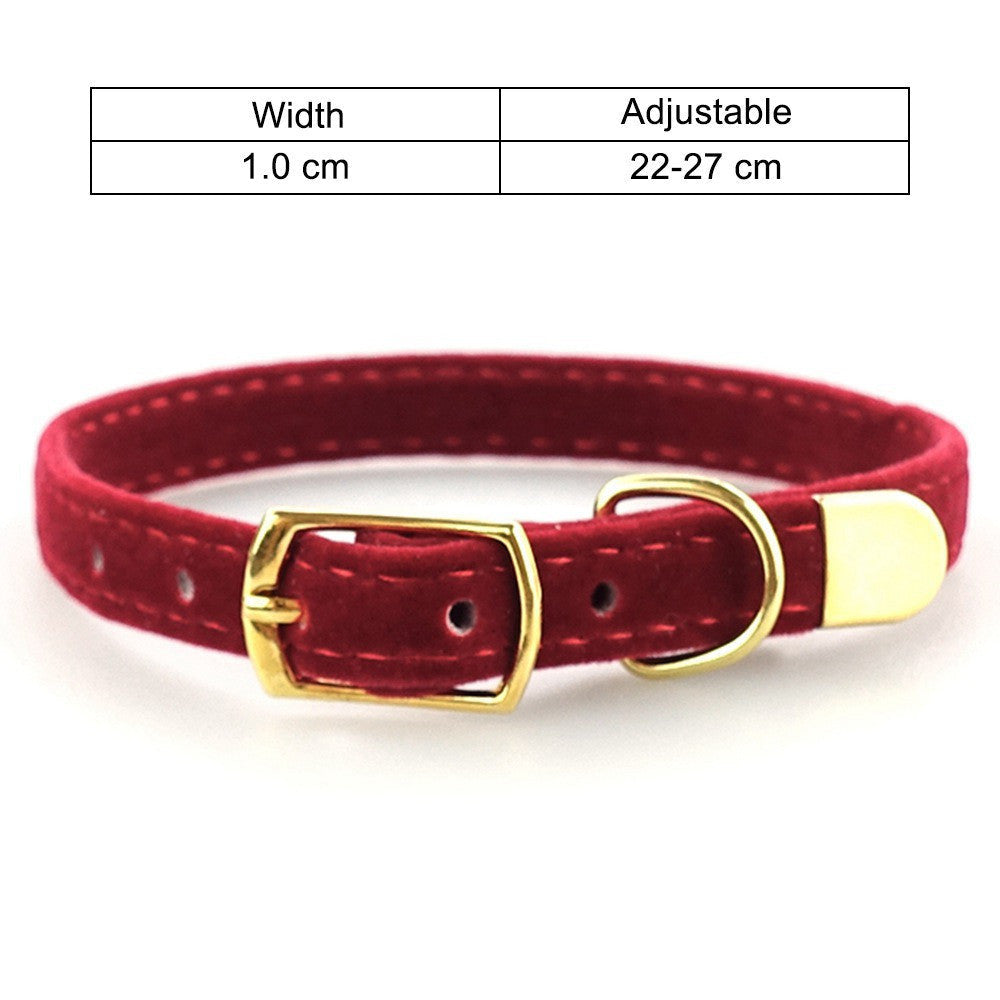 JMT-312778 Flocking Cat Collar for Comfortable and Stylish Pet Wear