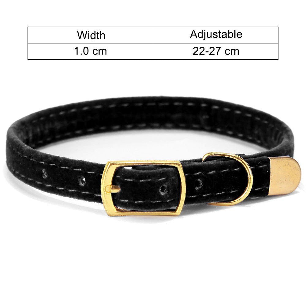 JMT-312778 Flocking Cat Collar for Comfortable and Stylish Pet Wear