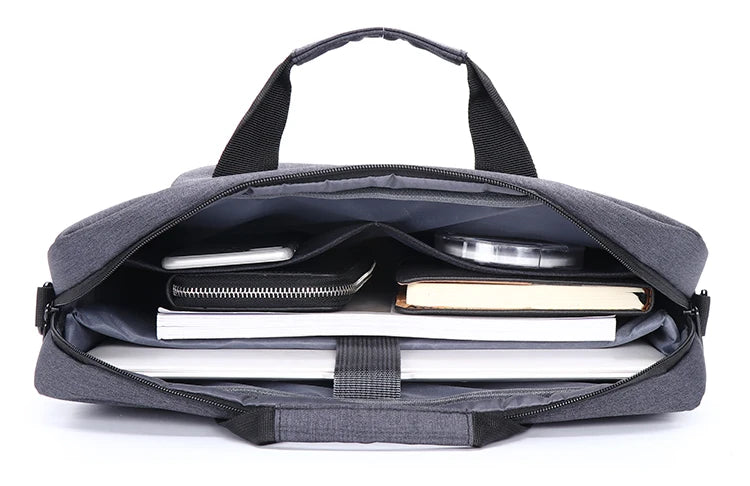 JMT-312778 Multifunctional Laptop Briefcase for Men and Women - Eco-Friendly Shoulder Bag Suitable for College and Travel