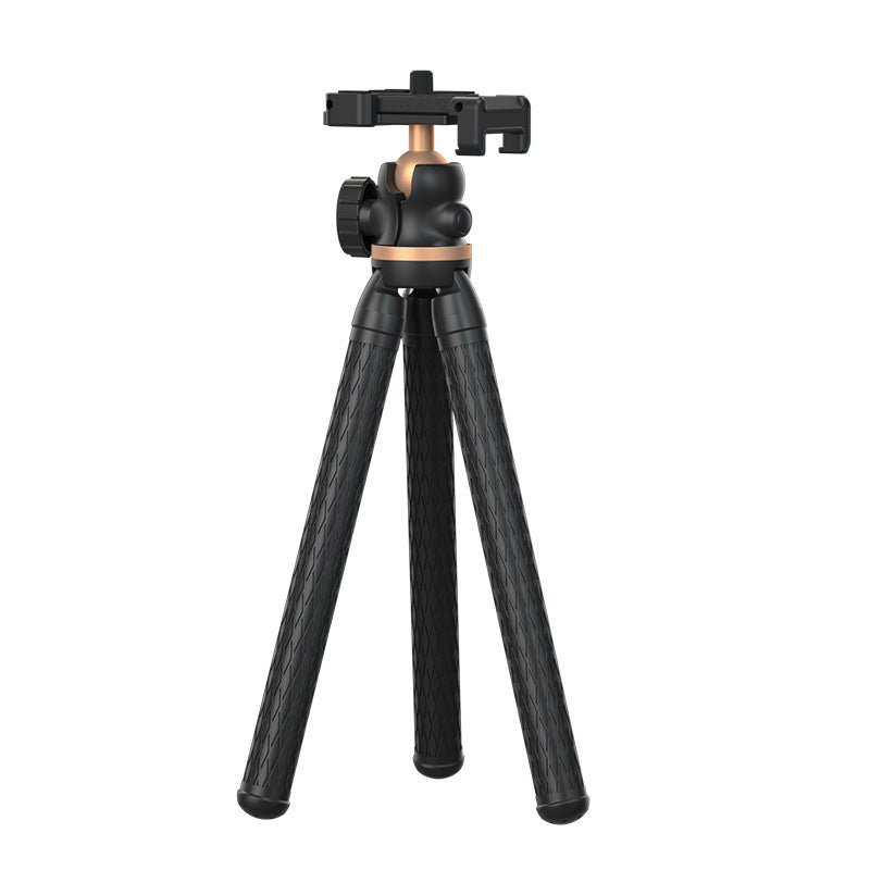 JMT-312970 One-Piece Desktop Tripod Phone Holder - Compatible with iPhone Models - Rose Gold, Local Gold, Blue