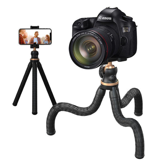 JMT-312970 One-Piece Desktop Tripod Phone Holder - Compatible with iPhone Models - Rose Gold, Local Gold, Blue