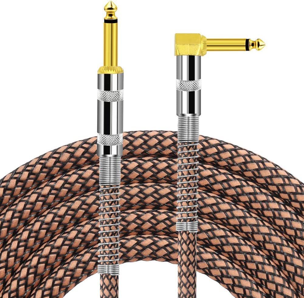 JMT-313290 Dual Channel 6.35mm Audio Cable for Amplifiers and Speakers, Various Lengths Available