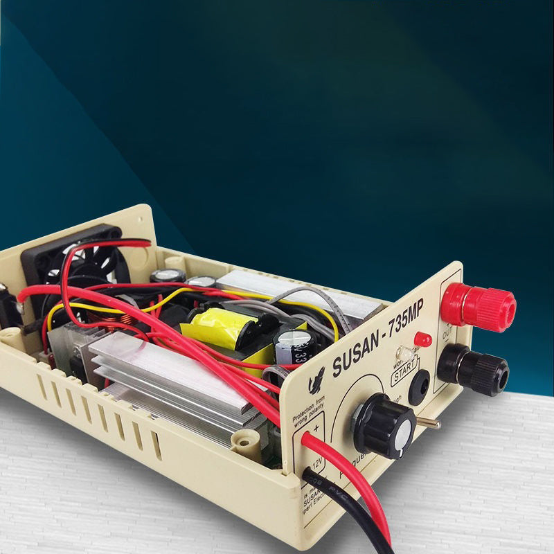 JMT-313418 12V Power Saving Boost Converter, sUSAN-835MP, 1200W Actual, 2500W Rated, for 12V20AH Battery Systems