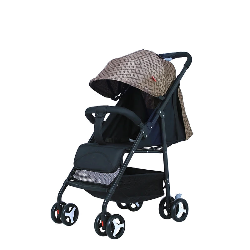 JMT-313546 Foldable 2-in-1 Baby Stroller for Infants and Toddlers, One-Hand Folding Design, Suitable for Ages 0-3 Years